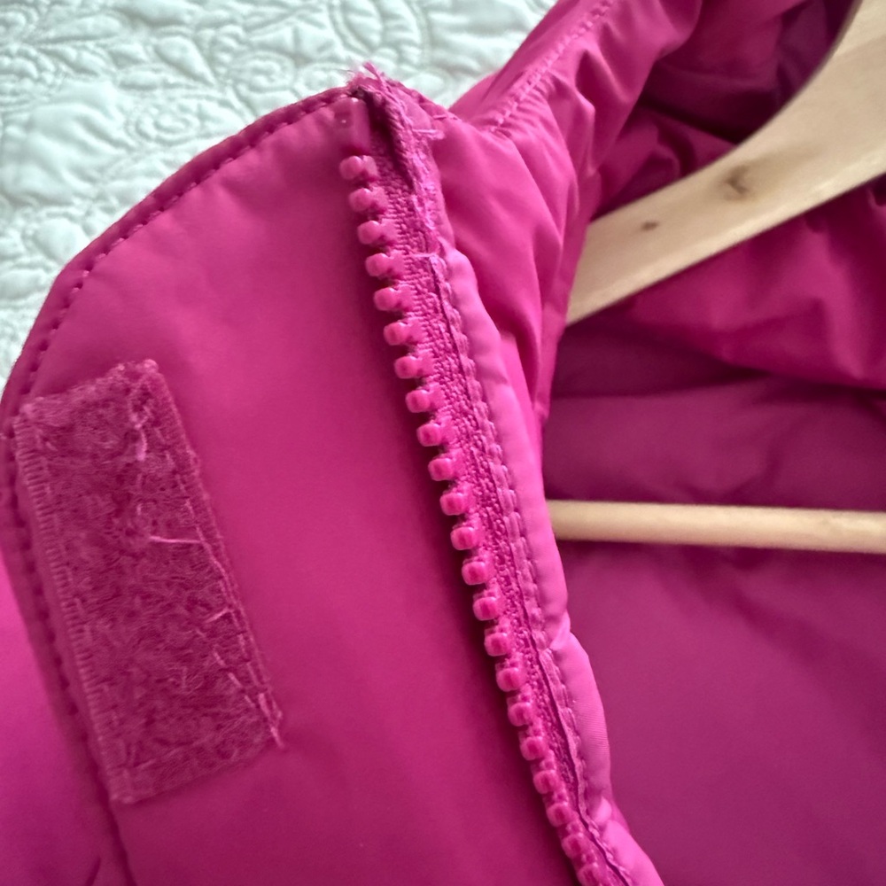 Ripzone kids Puffer Jacket Size L Magenta Pink Hooded Winter Coat - Picture 9 of 11